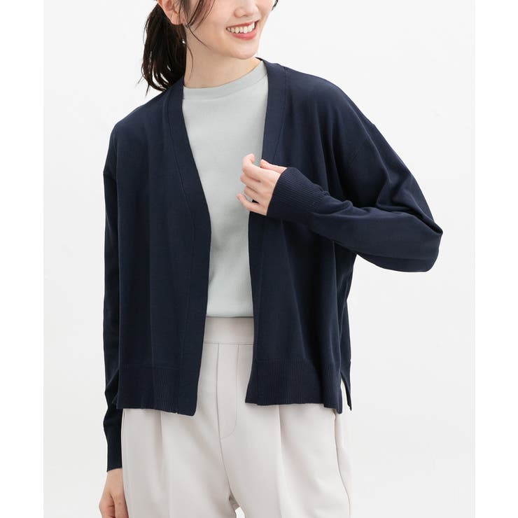 ネイビー | トップス カーディガン 長袖 | Honeys