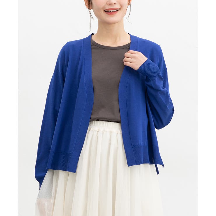 ブルー | トップス カーディガン 長袖 | Honeys