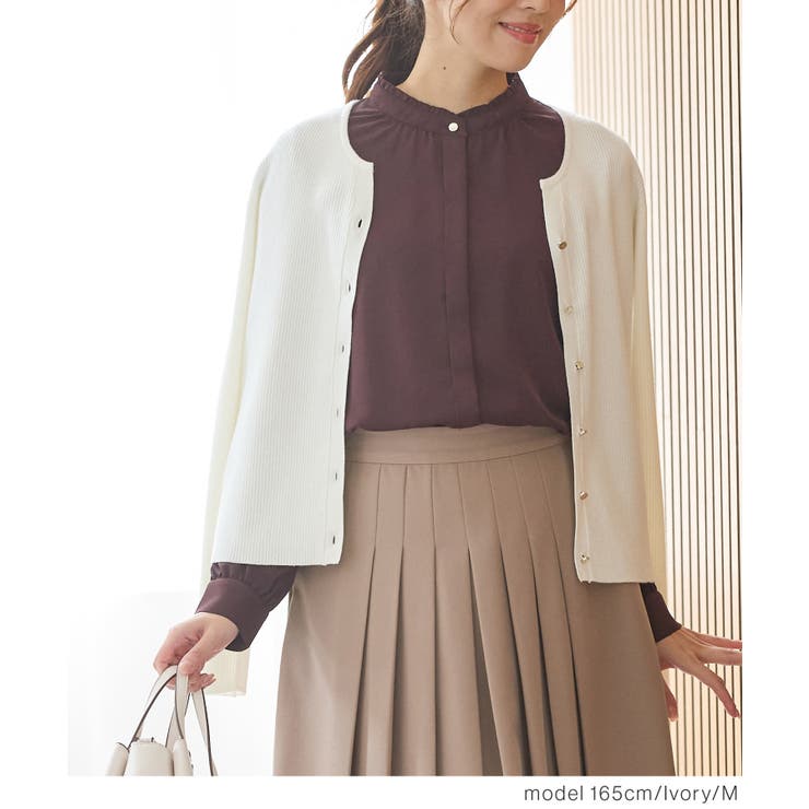 トップス カーディガン 長袖 | Honeys | 詳細画像3 