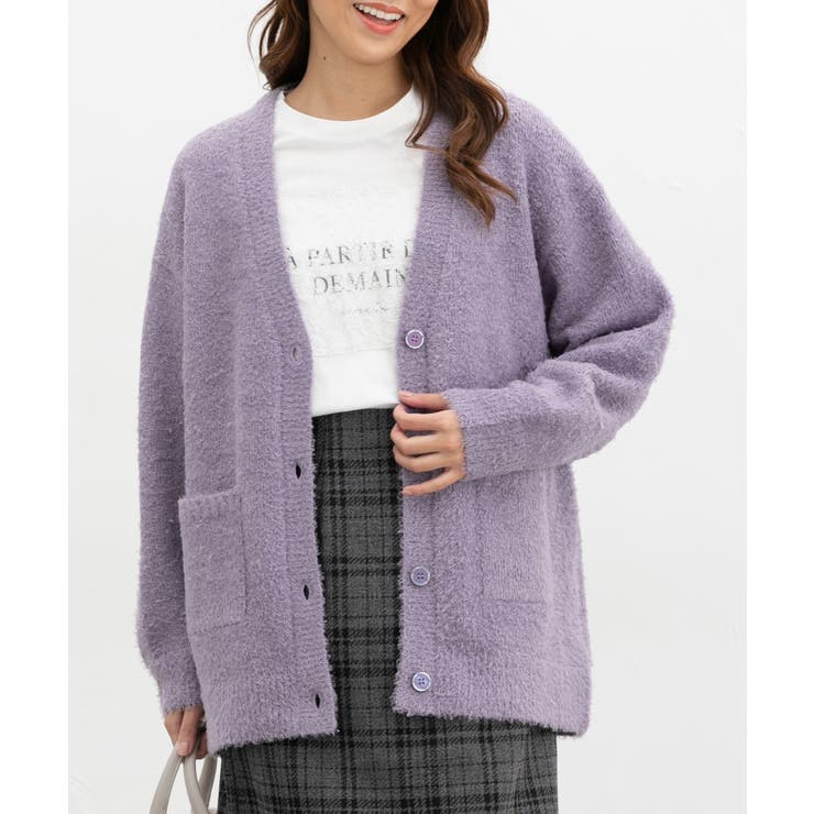 トップス カーディガン 長袖 | Honeys | 詳細画像4 