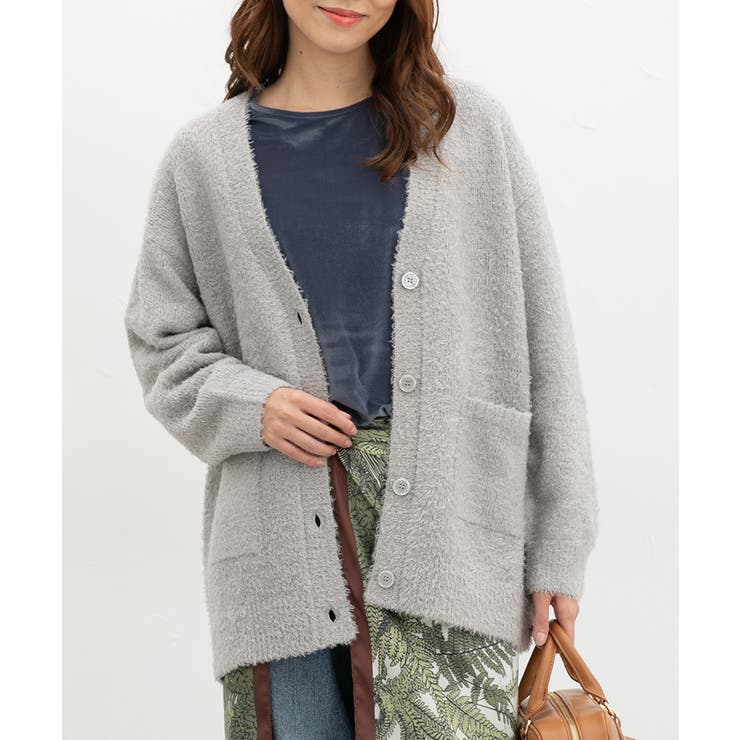 杢グレー | トップス カーディガン 長袖 | Honeys