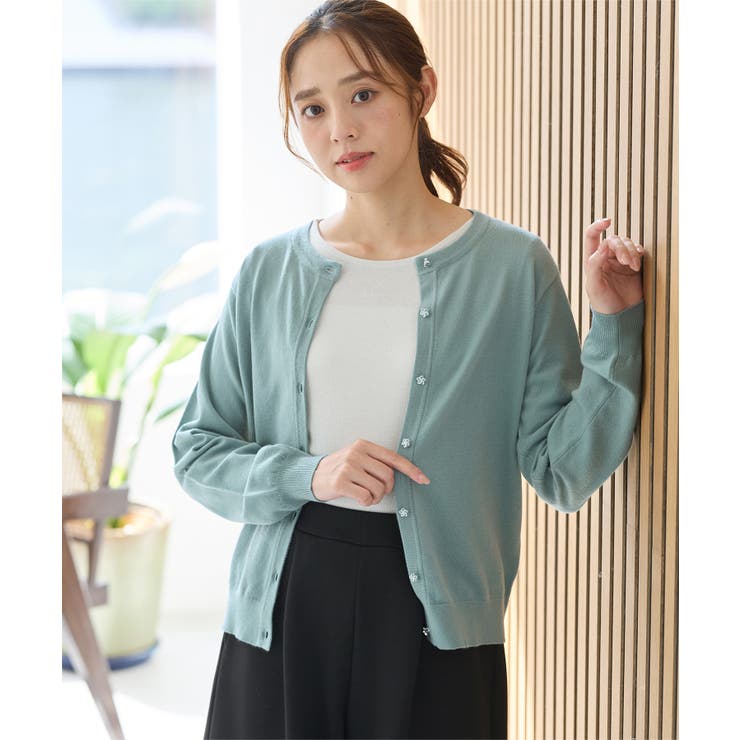 トップス カーディガン 長袖 | Honeys | 詳細画像7 