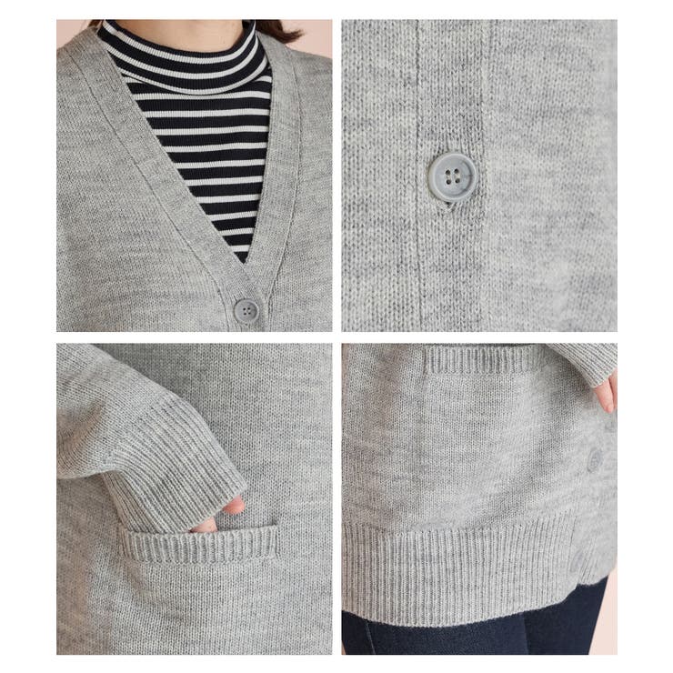 トップス カーディガン 長袖 | Honeys | 詳細画像16 