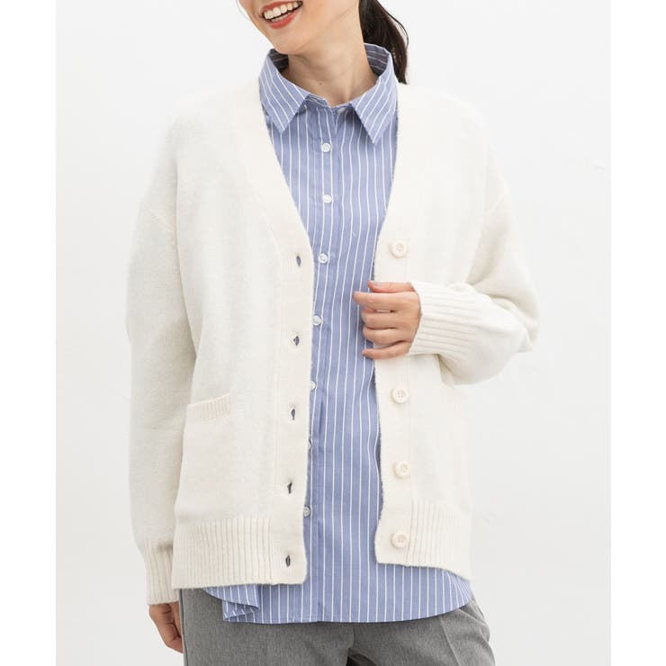 オートミール | トップス カーディガン 長袖 | Honeys