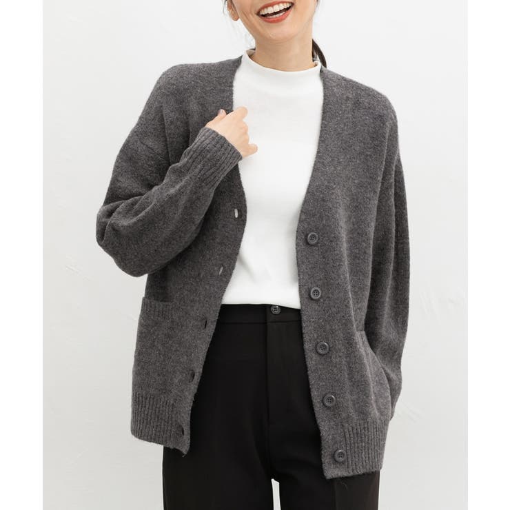 杢チャコール | トップス カーディガン 長袖 | Honeys