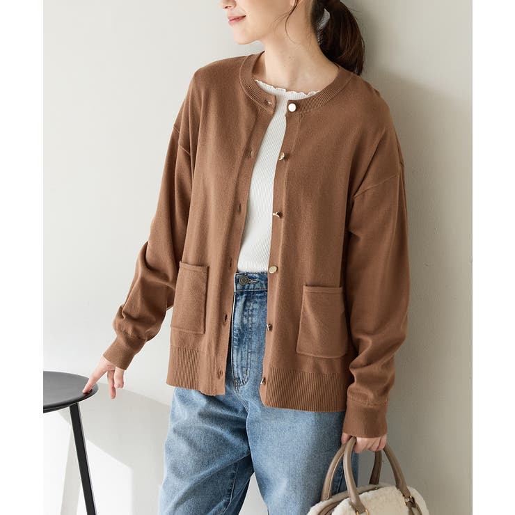 キャメル | トップス カーディガン ニット | Honeys