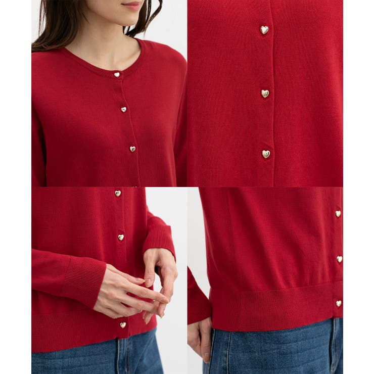 トップス カーディガン 長袖 | Honeys | 詳細画像16 