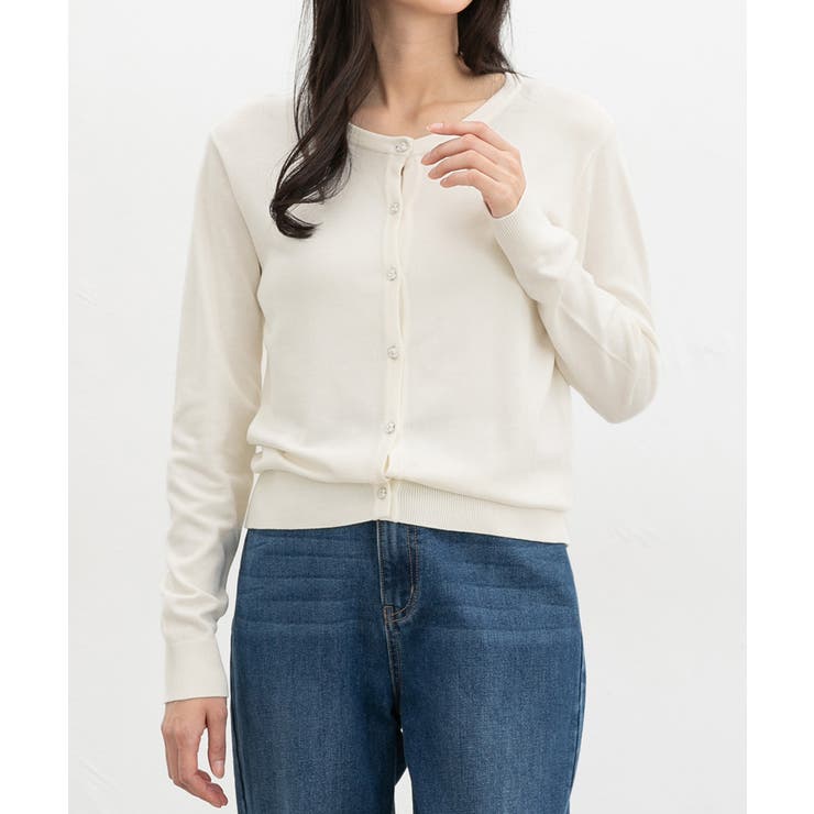 アイボリー | トップス カーディガン 長袖 | Honeys