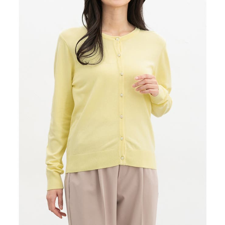 イエロー | トップス カーディガン 長袖 | Honeys