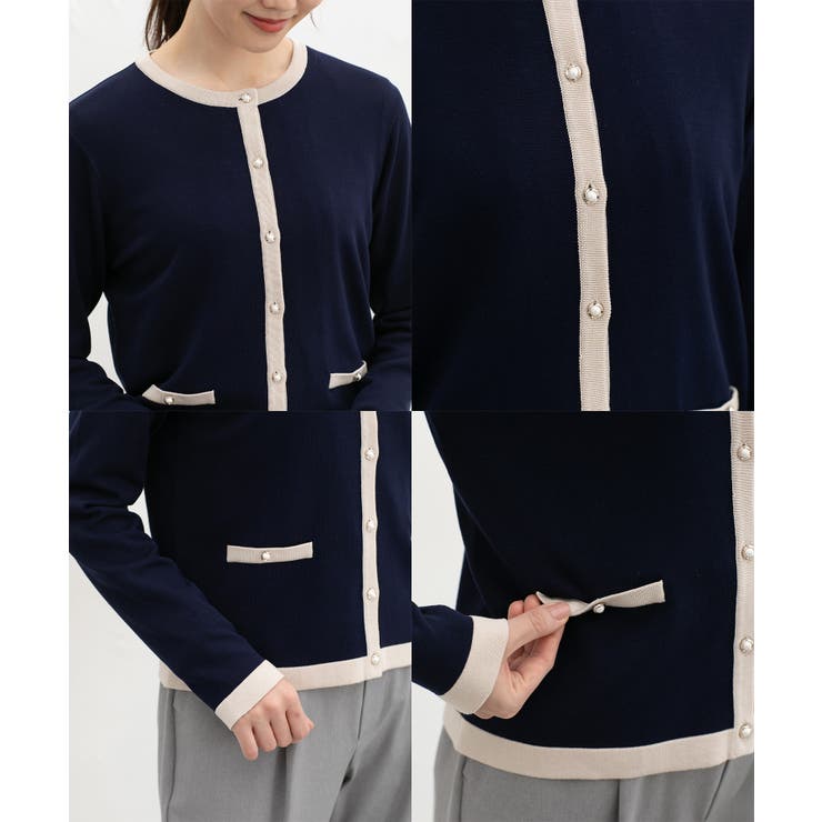 トップス カーディガン 長袖 | Honeys | 詳細画像16 