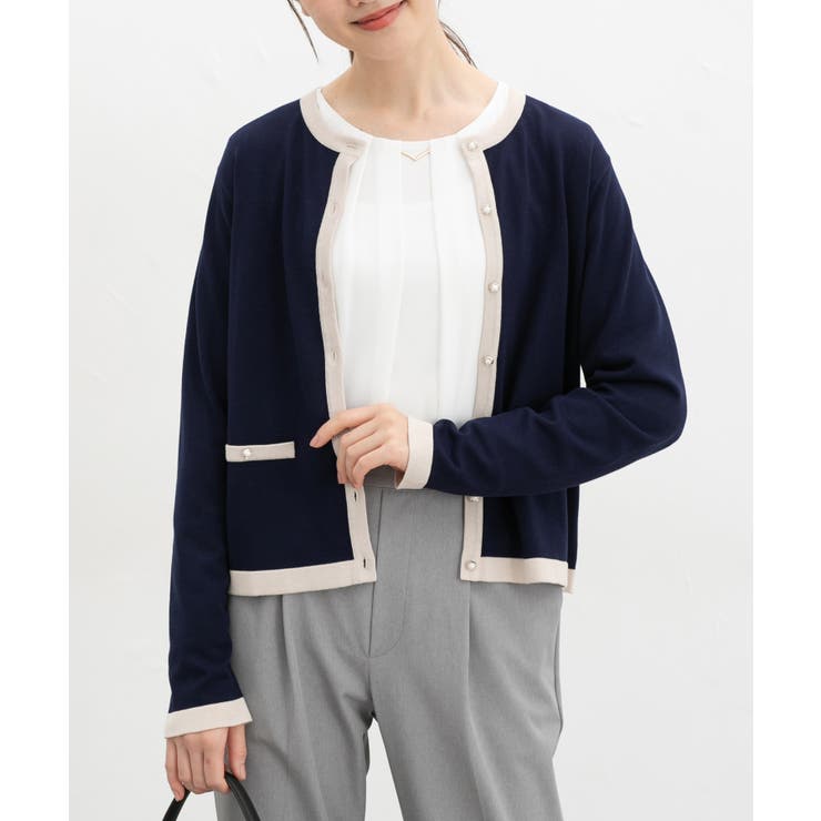 トップス カーディガン 長袖 | Honeys | 詳細画像8 