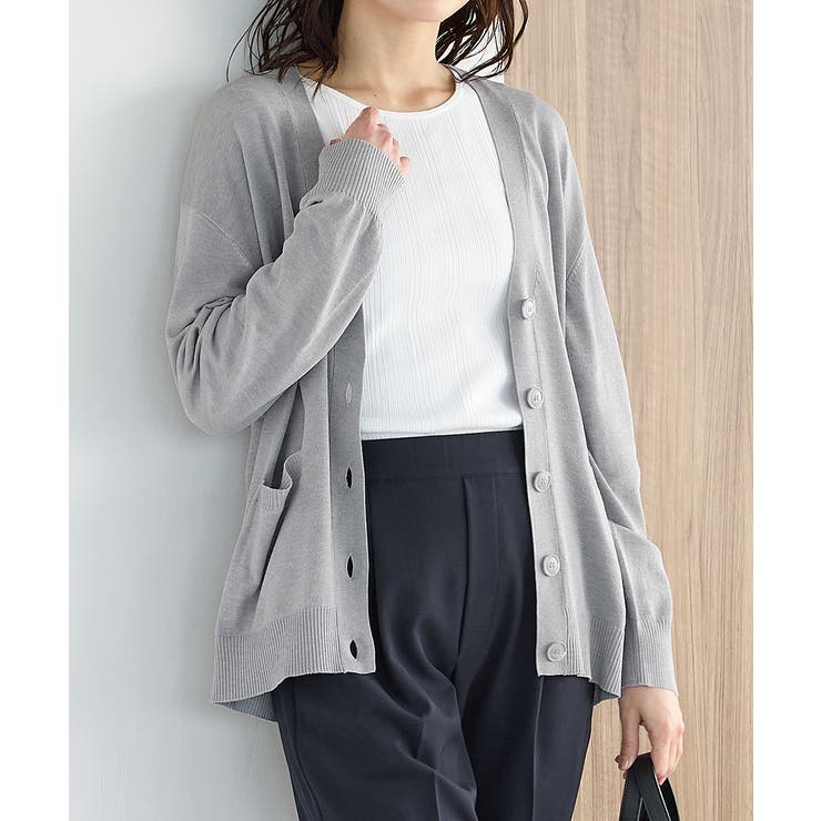 杢グレー | トップス カーディガン 長袖 | Honeys