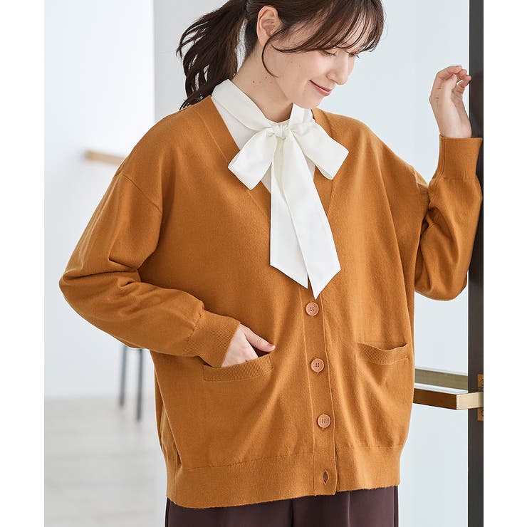 キャメル | トップス カーディガン 長袖 | Honeys