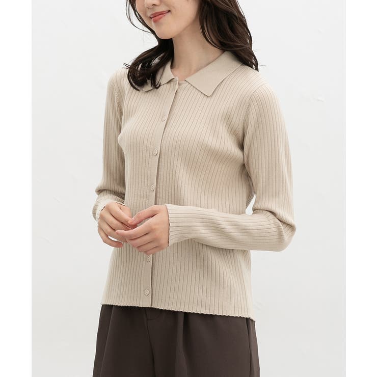 ベージュ | トップス カーディガン 長袖 | Honeys