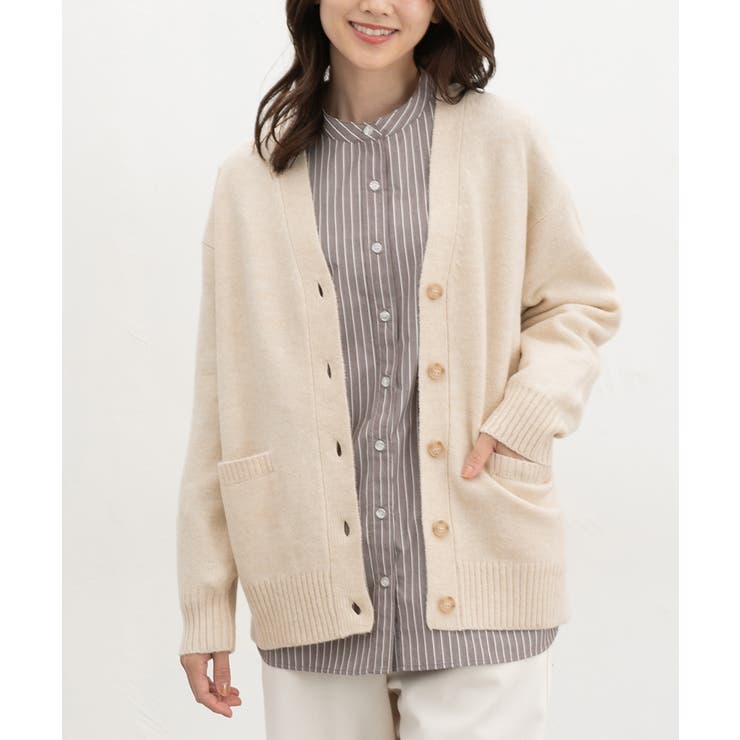 杢ベージュ | トップス カーディガン 長袖 | Honeys