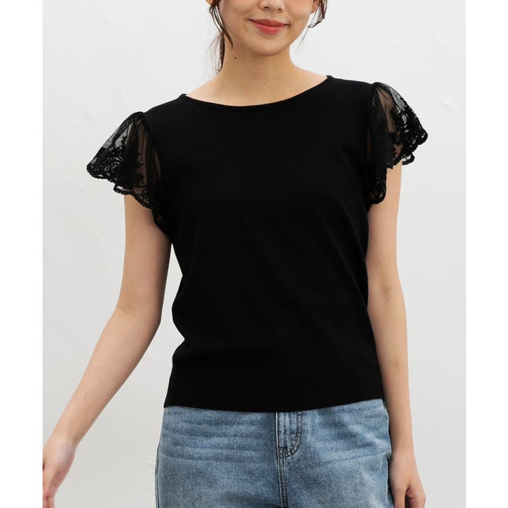 ブラック | トップス ニット セーター | Honeys