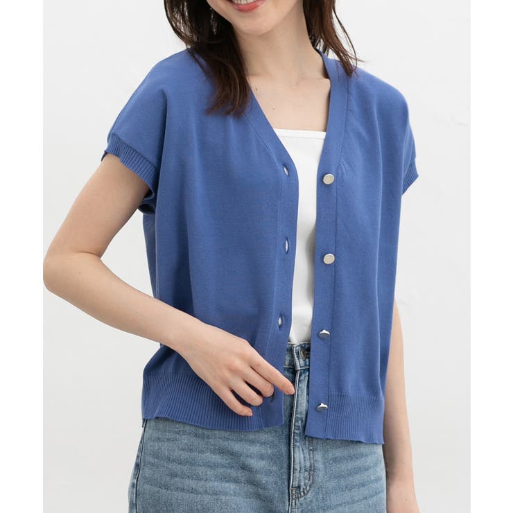 ブルー | トップス ベスト ジレ | Honeys