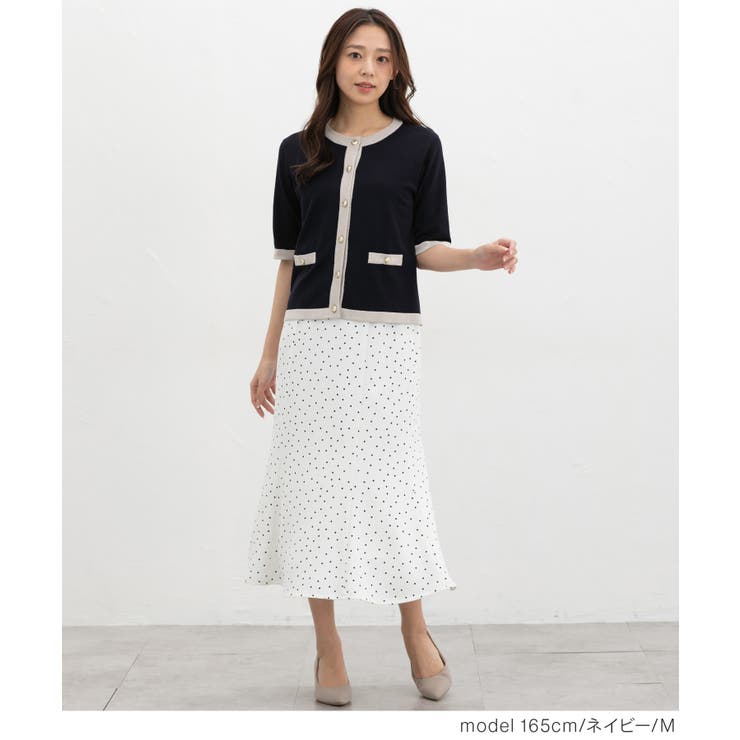 トップス カーディガン 半袖 | Honeys | 詳細画像6 