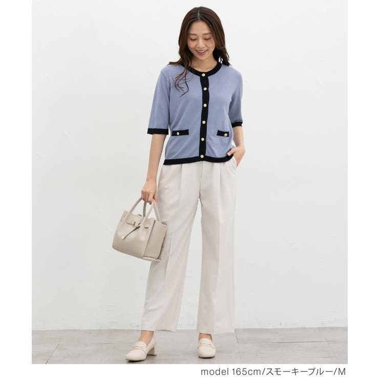 トップス カーディガン 半袖 | Honeys | 詳細画像8 