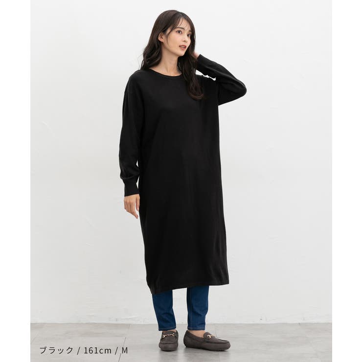 ワンピース 長袖 ロング丈 | Honeys | 詳細画像2 