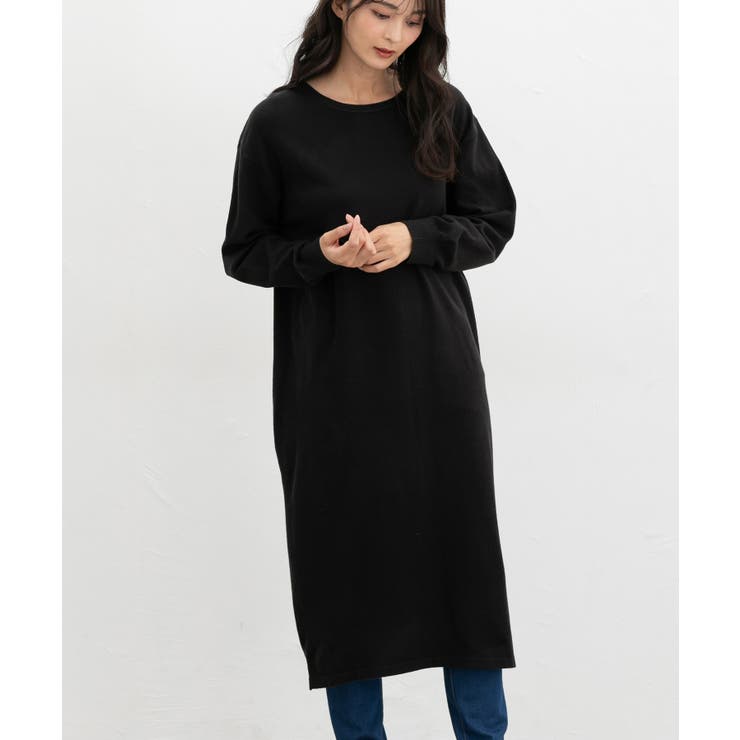 ワンピース 長袖 ロング丈 | Honeys | 詳細画像3 