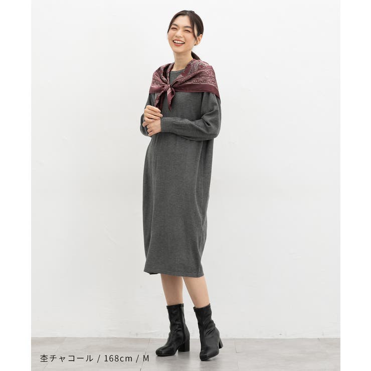 ワンピース 長袖 ロング丈 | Honeys | 詳細画像6 