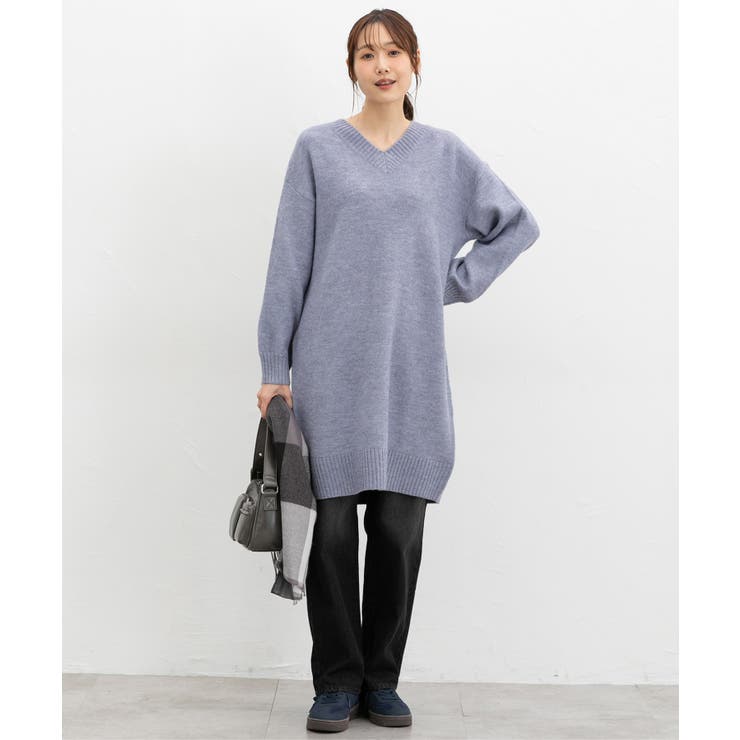 ワンピース 長袖 ひざ丈 | Honeys | 詳細画像4 