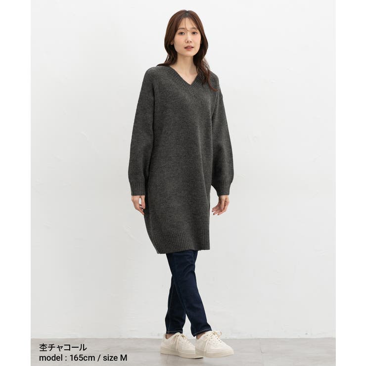 ワンピース 長袖 ひざ丈 | Honeys | 詳細画像7 