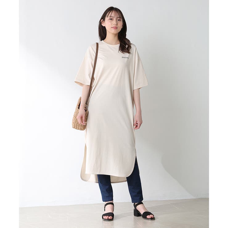 ワンピース Tシャツワンピ 5分袖 品番 Hnsw Honeys ハニーズ のレディースファッション通販 Shoplist ショップリスト