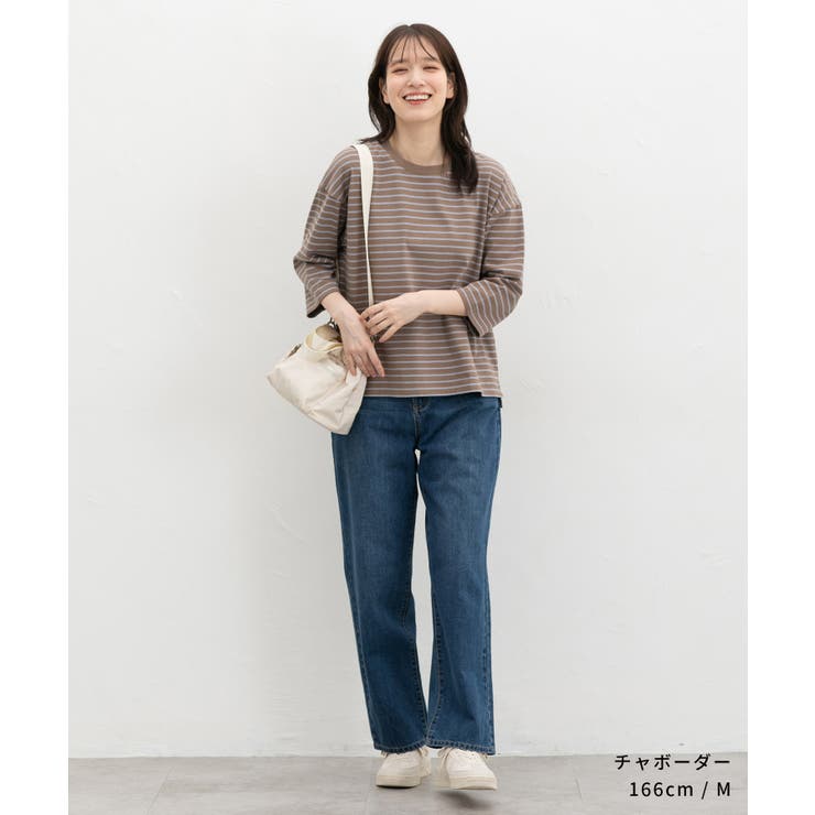 トップス Tシャツ ７分袖Tシャツ | Honeys | 詳細画像12 