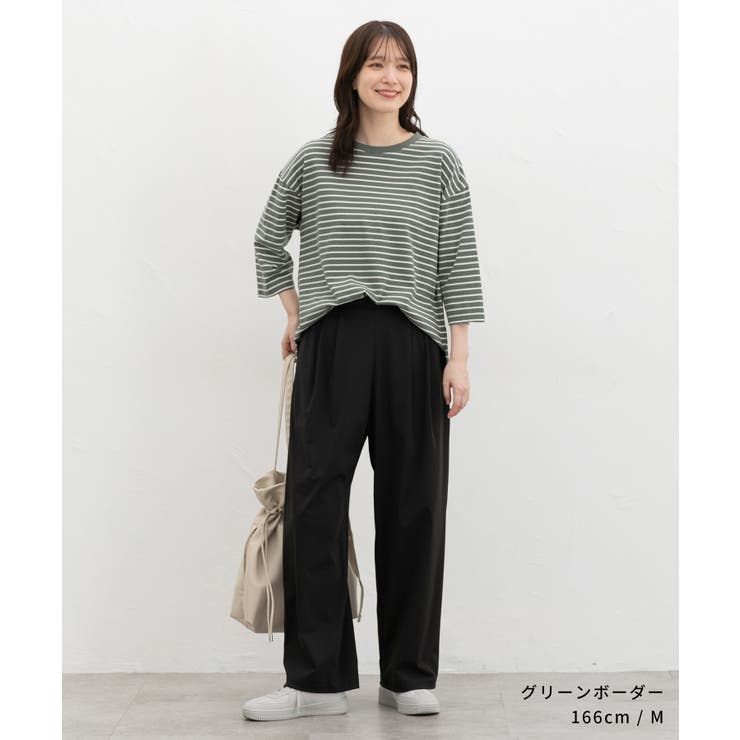 トップス Tシャツ ７分袖Tシャツ | Honeys | 詳細画像8 