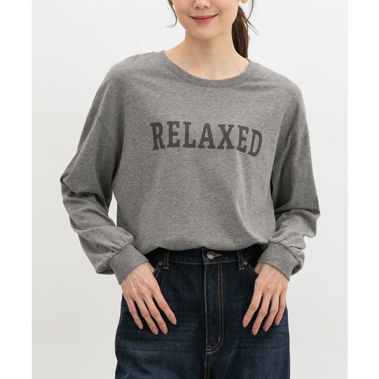 杢チャコール | トップス Tシャツ ロンＴ | Honeys