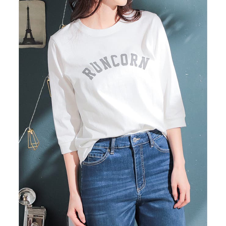 トップス Tシャツ 7分袖 | Honeys | 詳細画像3 