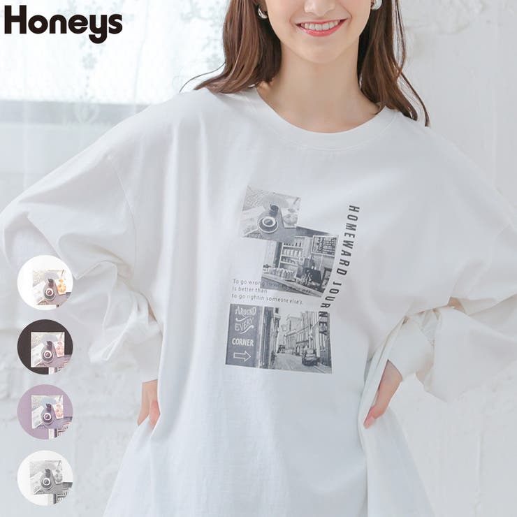 Honeys 白 Tシャツ - シャツ