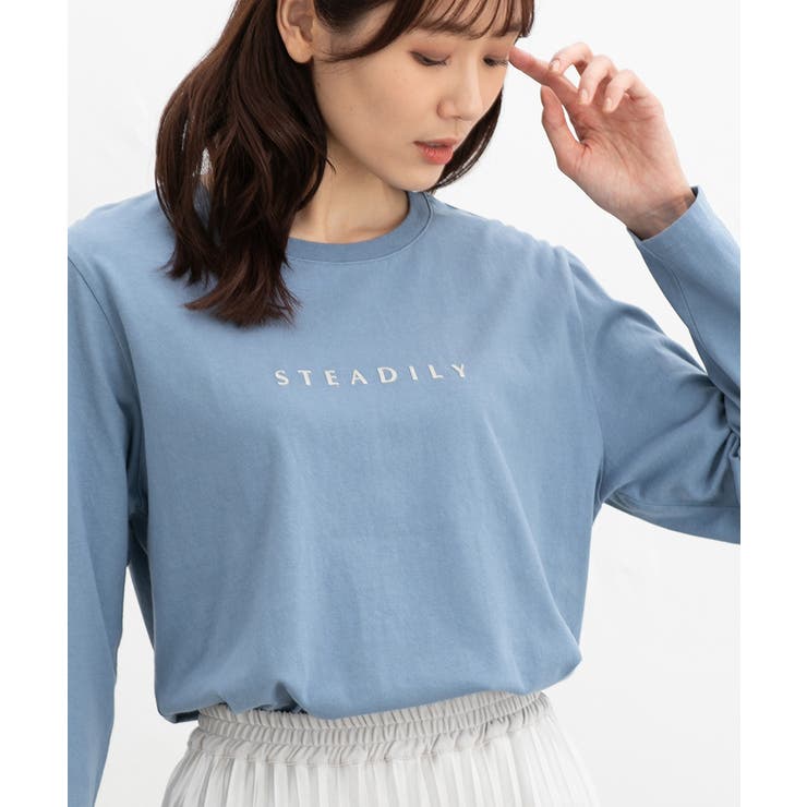 ダークブルー | トップス カットソー 長袖 | Honeys