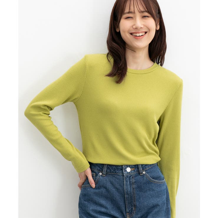 ライム | トップス カットソー 長袖 | Honeys