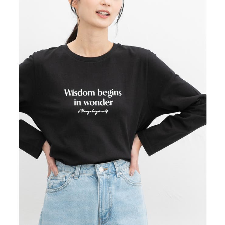 ブラック | トップス Tシャツ カットソー | Honeys