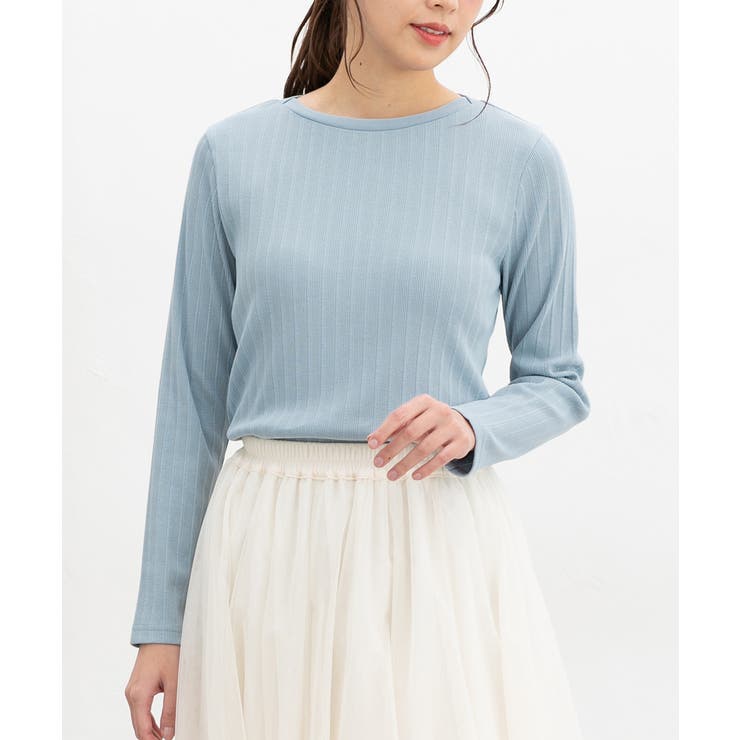 サックス | トップス カットソー 長袖 | Honeys