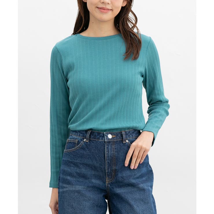 ターコイズ | トップス カットソー 長袖 | Honeys