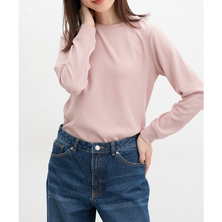 ピンク | トップス カットソー 長袖 | Honeys