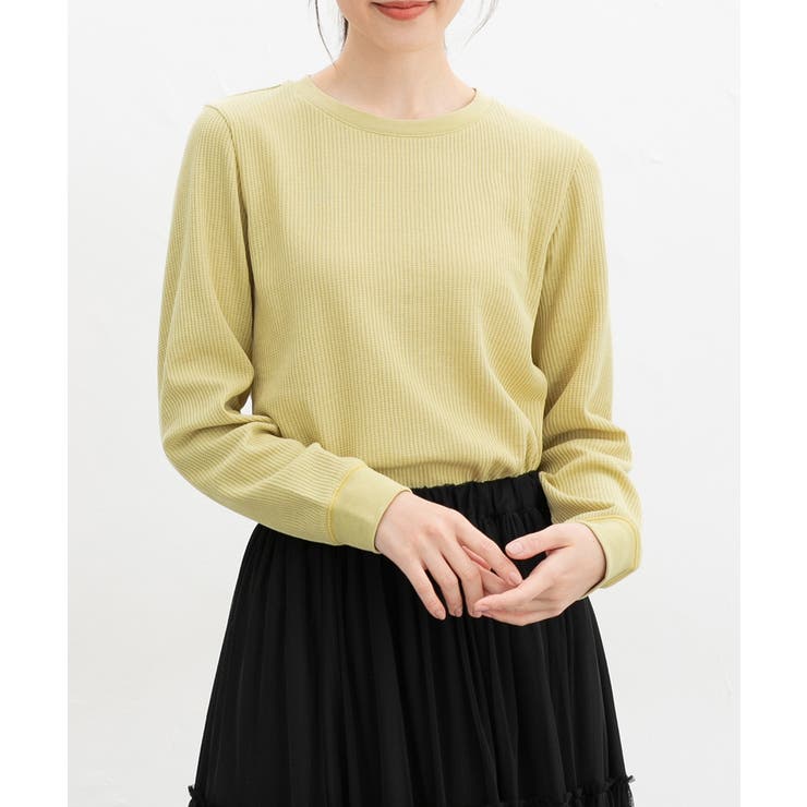 イエロー | トップス カットソー 長袖 | Honeys