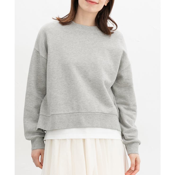 杢グレー | トップス スウェット 長袖 | Honeys