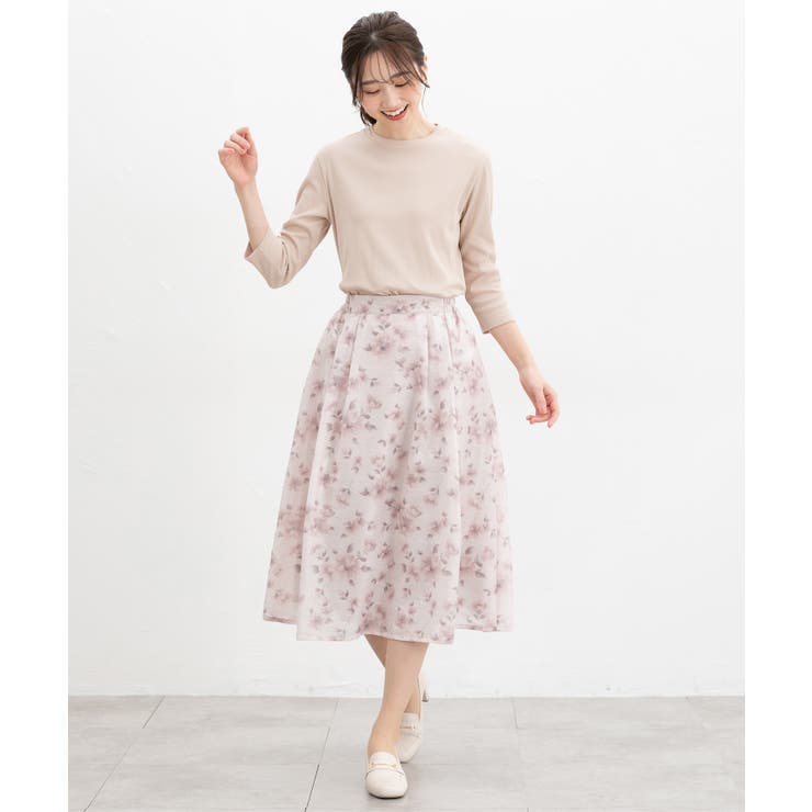 トップス Tシャツ ７分袖Tシャツ | Honeys | 詳細画像10 