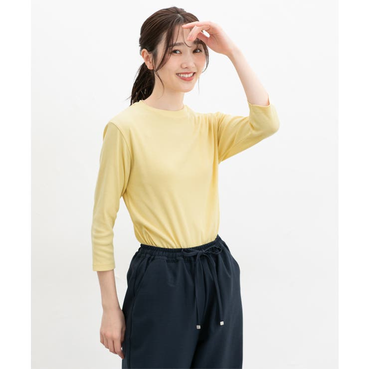 トップス Tシャツ ７分袖Tシャツ | Honeys | 詳細画像4 