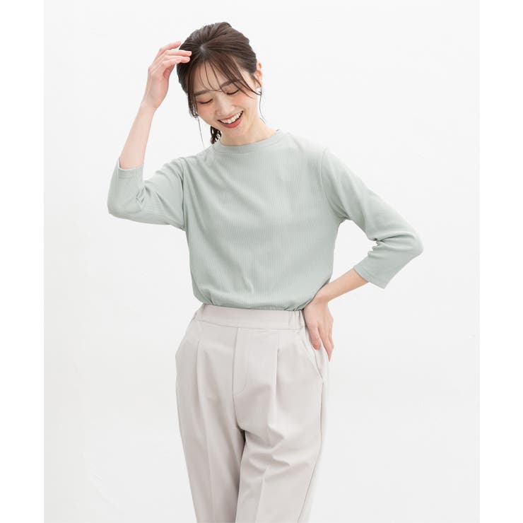 トップス Tシャツ ７分袖Tシャツ | Honeys | 詳細画像7 