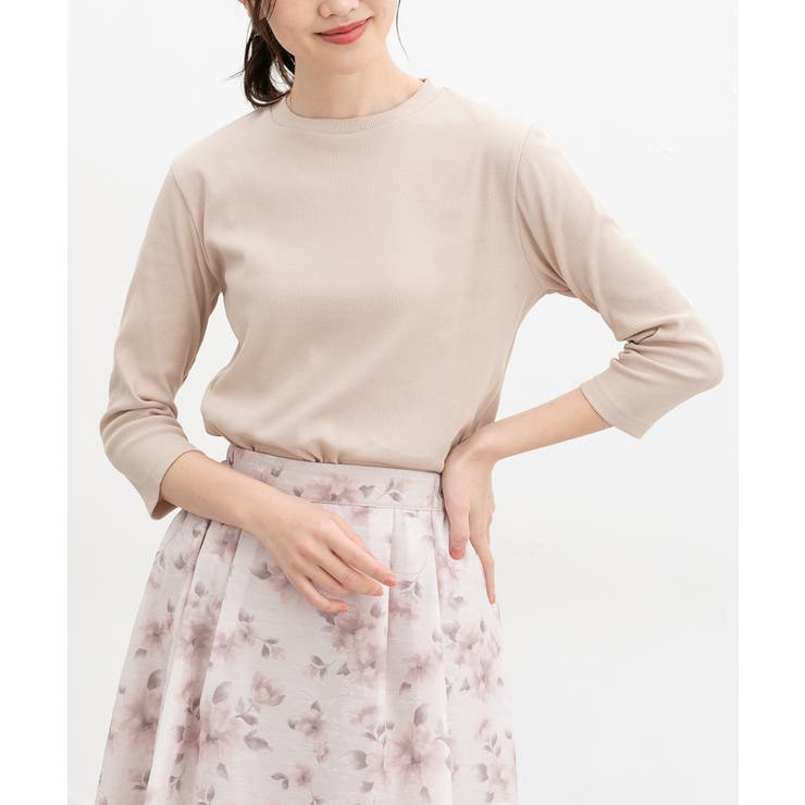ライトピンク | トップス Tシャツ ７分袖Tシャツ | Honeys