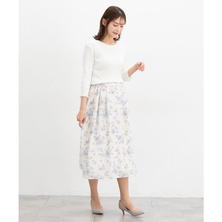 トップス Tシャツ ７分袖Tシャツ | Honeys | 詳細画像10 