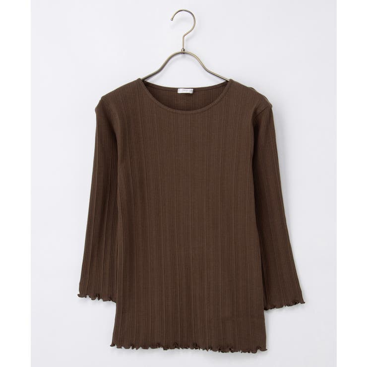 トップス Tシャツ ７分袖Tシャツ | Honeys | 詳細画像16 