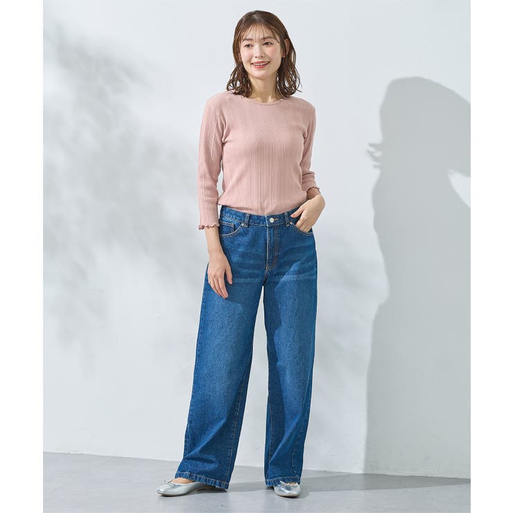 トップス Tシャツ ７分袖Tシャツ | Honeys | 詳細画像9 