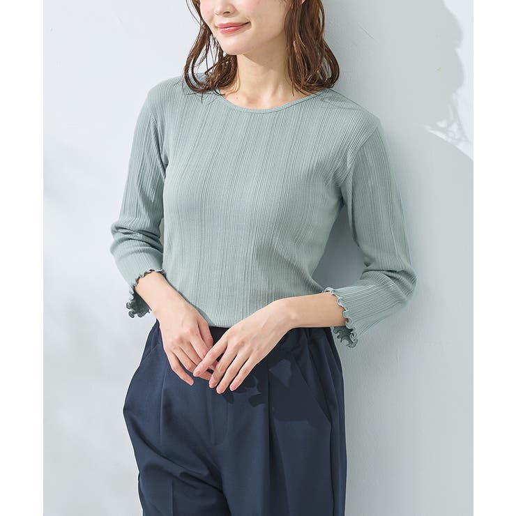サックス | トップス Tシャツ ７分袖Tシャツ | Honeys
